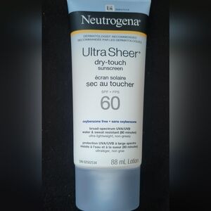 88 ML Neutrogena ultra sheer spf 60 expired Nov 2025